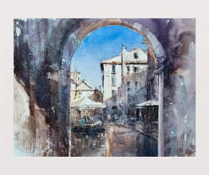 Gallery of Watercolor painting by Michał Jasiewicz-Poland