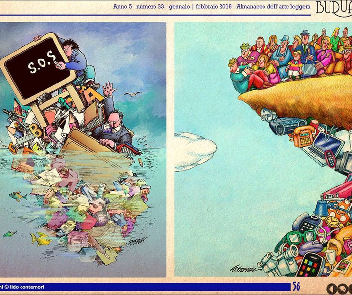Gallery of Cartoons by Lido Contemori-Italy