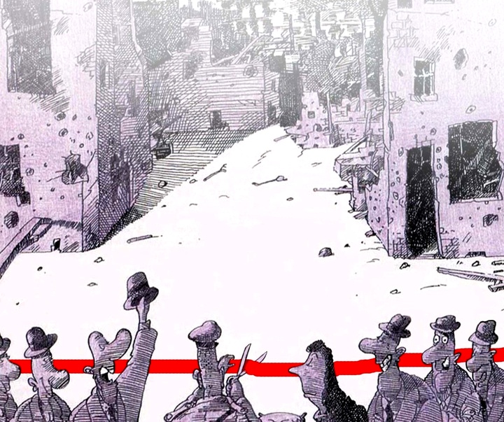 Gallery of Cartoon & Cricature - War & Peace