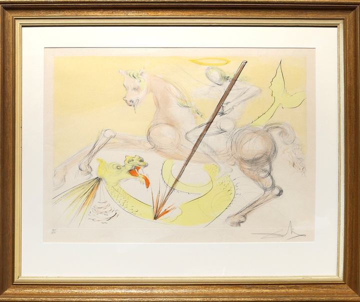 Gallery of Salvador Dali lithographs and metal engravings-Spain