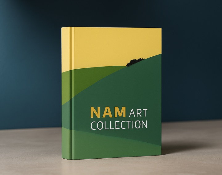 Catalog of Nam artworks in Russia exhibition 2025