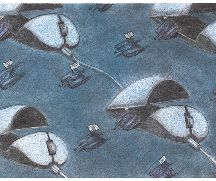 First Selection of the International Cartoon Contest “Terror Online”