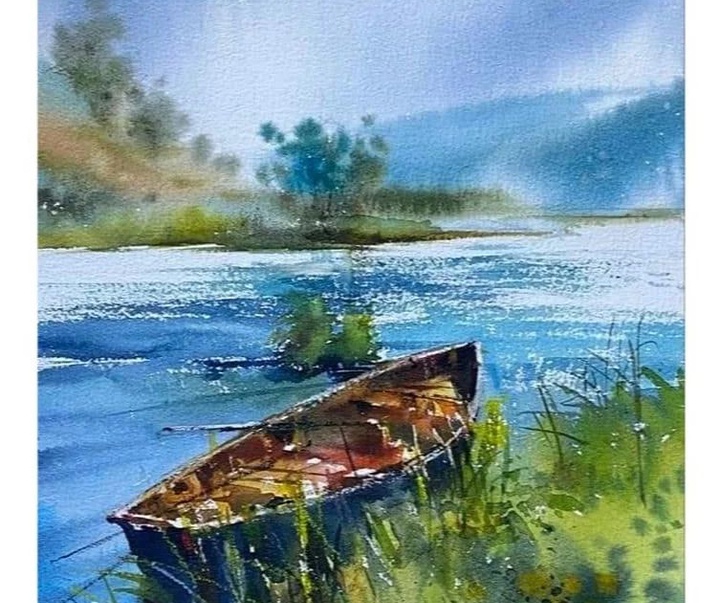 Gallery of Watercolor painting by Prakashan Puthur-India