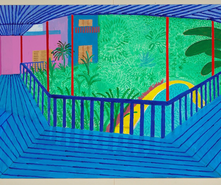 Gallery of painting by David Hockney - England