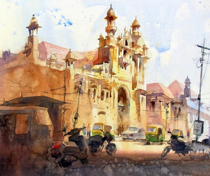 Gallery of Watercolors by Vikrant Shitole-India