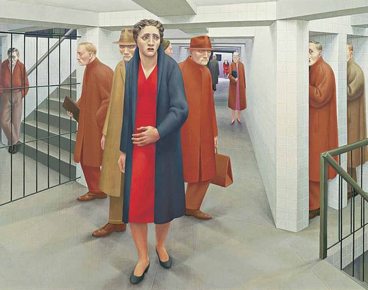 Gallery of painting by George Tooker-USA