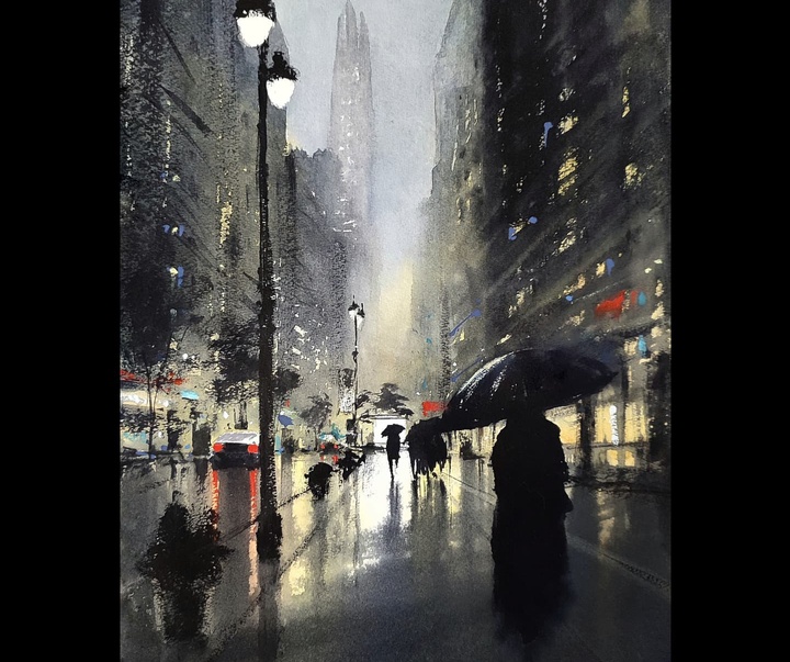 Gallery of Watercolor painting by Diego Eguinlian- Argentina