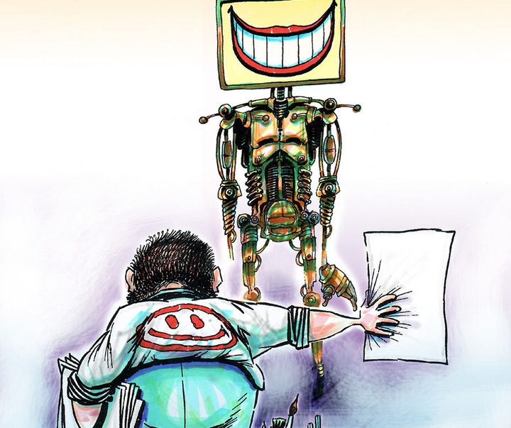 First Selection of the International Cartoon Contest “Terror Online”