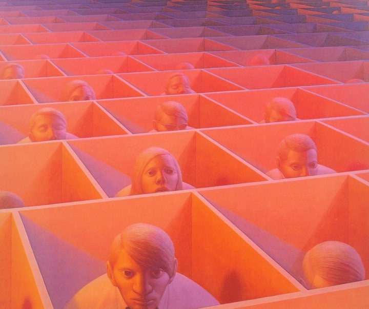 Gallery of painting by George Tooker-USA