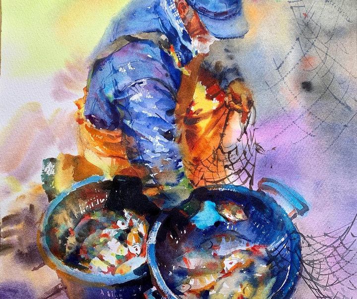 Gallery of Watercolor Painting by Samira Yanushkova- Ukraine