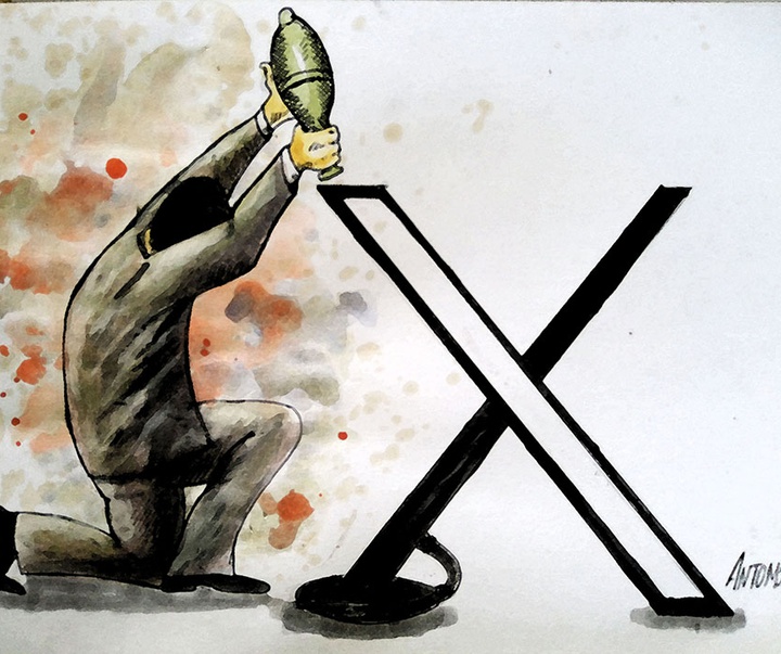 First Selection of the International Cartoon Contest “Terror Online”