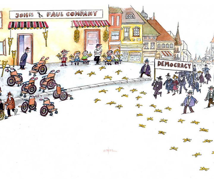 Gallery of cartoon by Constantin Pavel-Romania