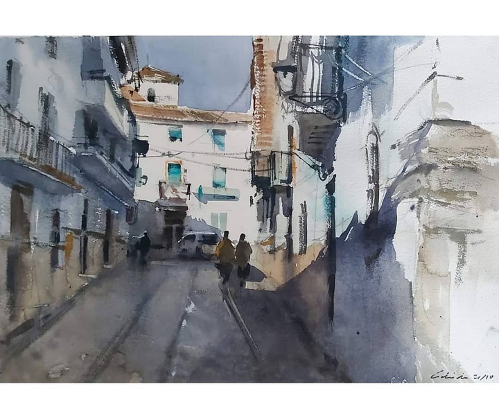 Gallery of Watercolor by Adrian Marmolejo Clarhed-Spain
