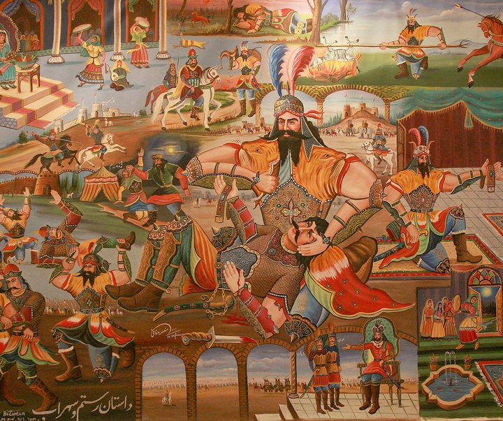 Gallery of Painting - Ghahveh Khaneh (Coffee House) Painting