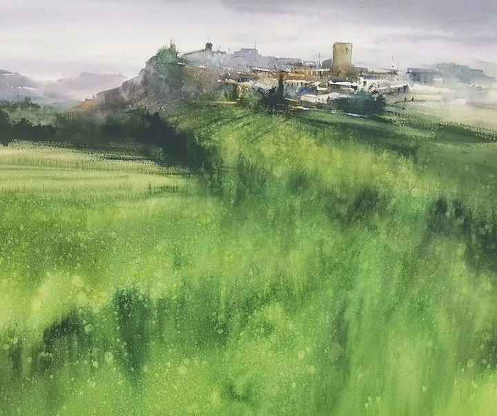 Gallery of Watercolor Painting by Pablo Garcia Avila-Spain