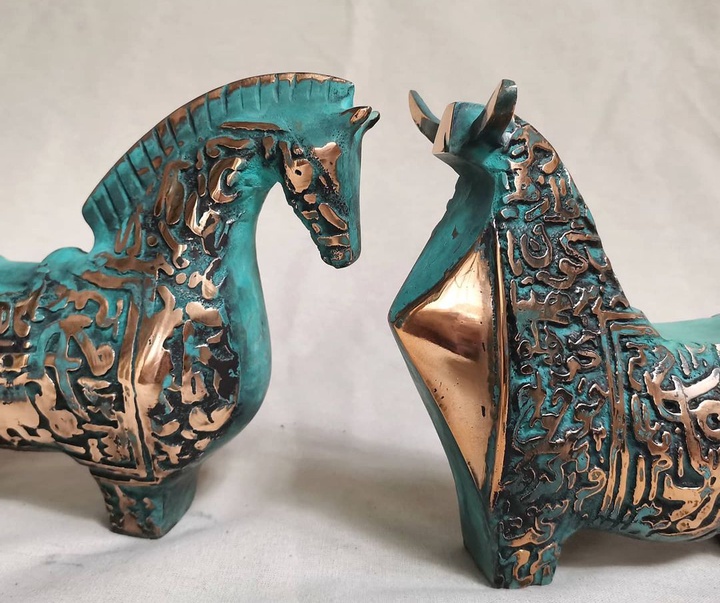 Gallery of sculpture by Sadegh Adham from Iran