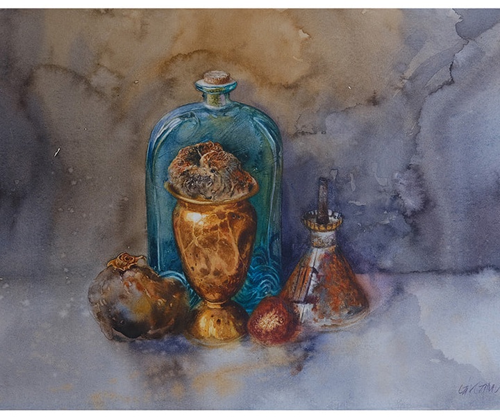 Gallery of Water color Artworks by Gonzalo Carcamo-Chile