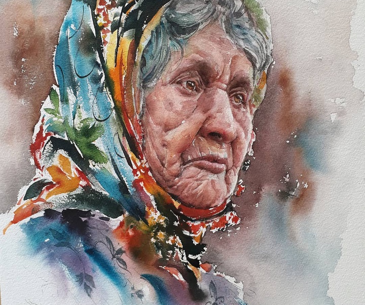 Gallery of Watercolor painting by Akbar Akbari- Iran