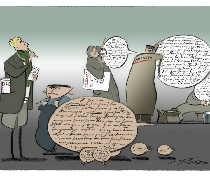 Gallery of Political Cartoon by Marquard Otzen - Denmark