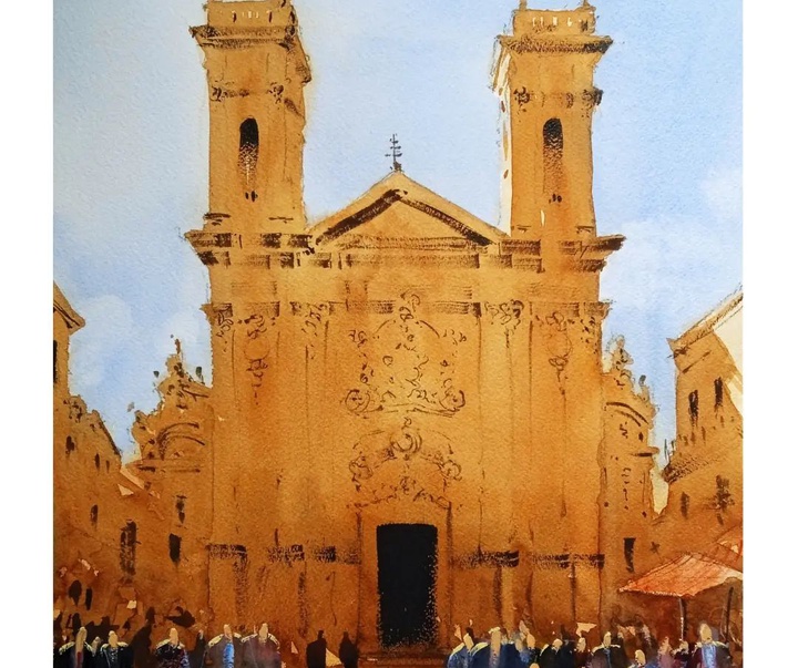 Gallery of Watercolor painting by Daniel Martínez- Uruguay