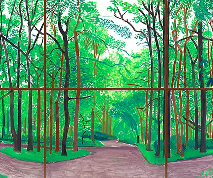 Gallery of painting by David Hockney - England