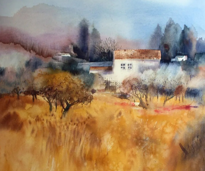Gallery of Watercolor painting by Antonio Ortega Perez-Spain
