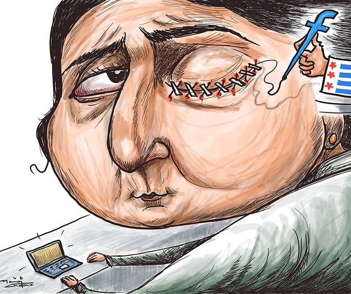 First Selection of the International Cartoon Contest “Terror Online”