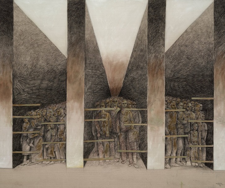 Gallery of Painting by Sliman Mansour - Palestine