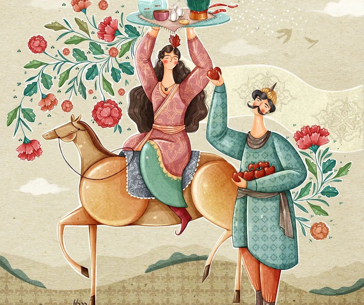 Gallery of illustration by Sara Nikforouz from Iran