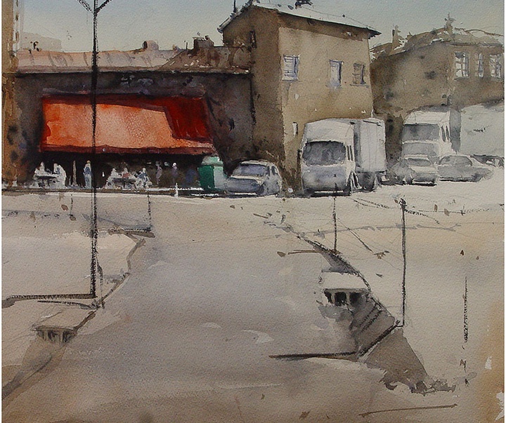 Gallery of Watercolor by Ricardo Azkargorta Celaya-Spain