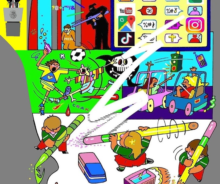 First Selection of the International Cartoon Contest “Terror Online”