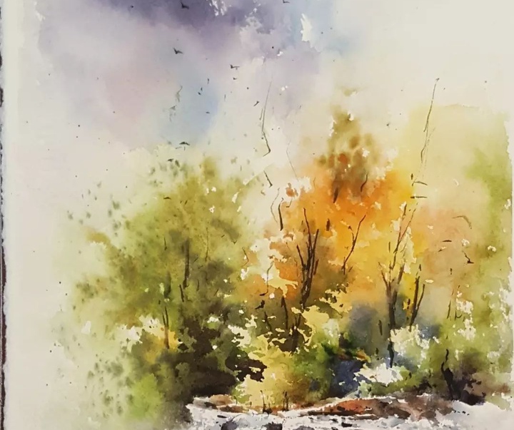 Gallery of Watercolor painting by Alireza Tabatabaee