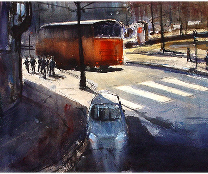 Gallery of Watercolor by Ricardo Azkargorta Celaya-Spain