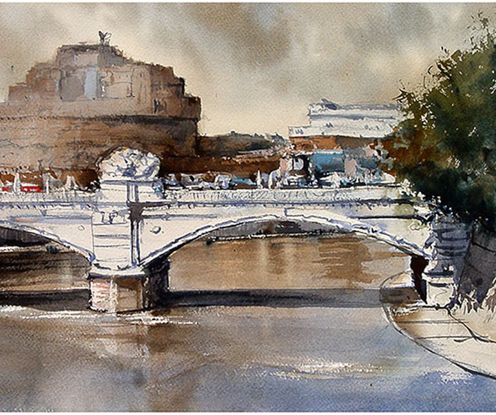 Gallery of Watercolor by Ricardo Azkargorta Celaya-Spain