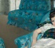 Little Girl in a Blue Armchair