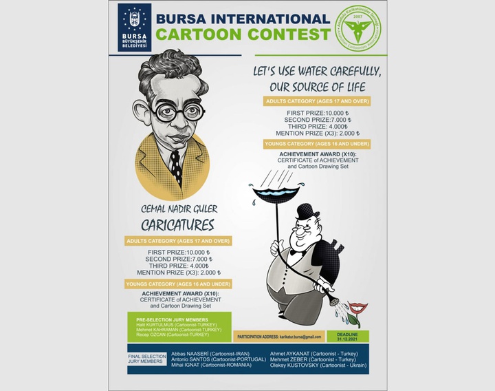 Winners | International cartoon competition from Bursa Metropolitan-Turkey