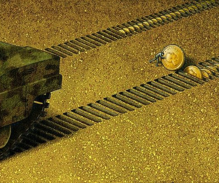 Gallery of Cartoon about War by Pawel Kuczynski-Poland