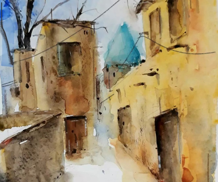 Gallery of Watercolor painting by Mahmoud Nateghi-Iran