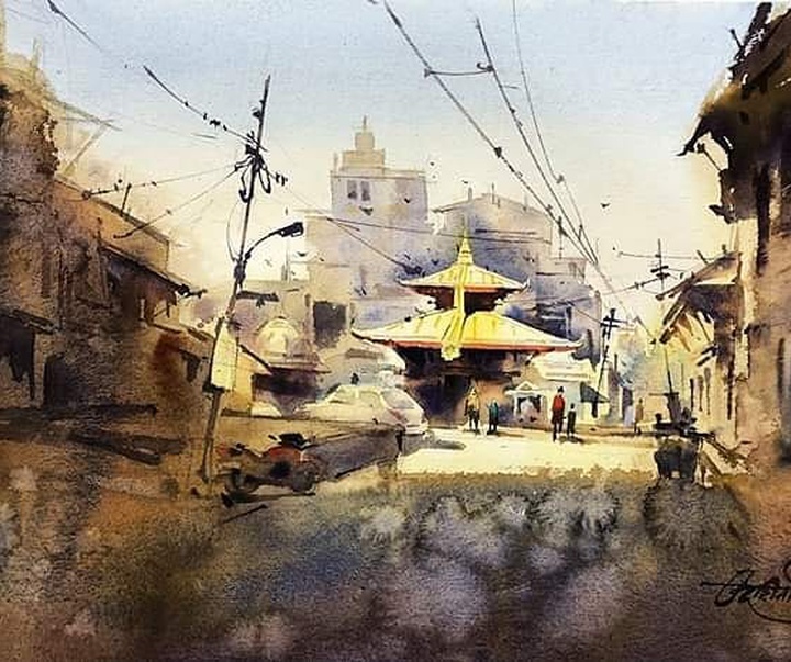 Gallery of Watercolors by Vikrant Shitole-India