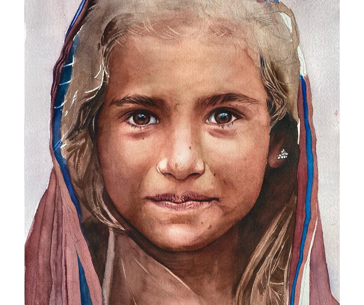 Gallery of Watercolor painting by Uday Bhan-India