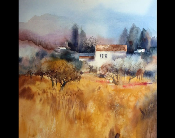 Gallery of Watercolor painting by Antonio Ortega Perez-Spain