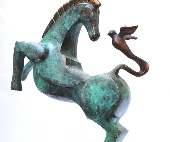 Gallery of sculpture by Sadegh Adham from Iran