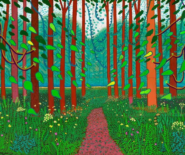 Gallery of painting by David Hockney - England
