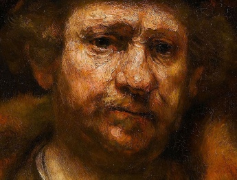 A different self-portrait than Rembrandt