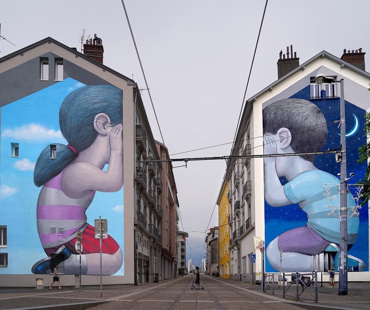 Gallery of street painting by Seth Globepainter - France