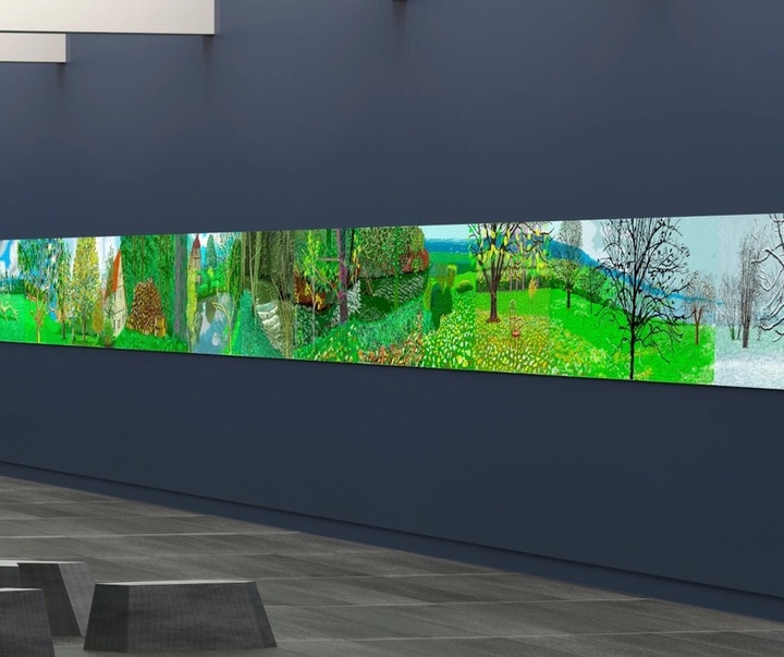 Gallery of painting by David Hockney - England