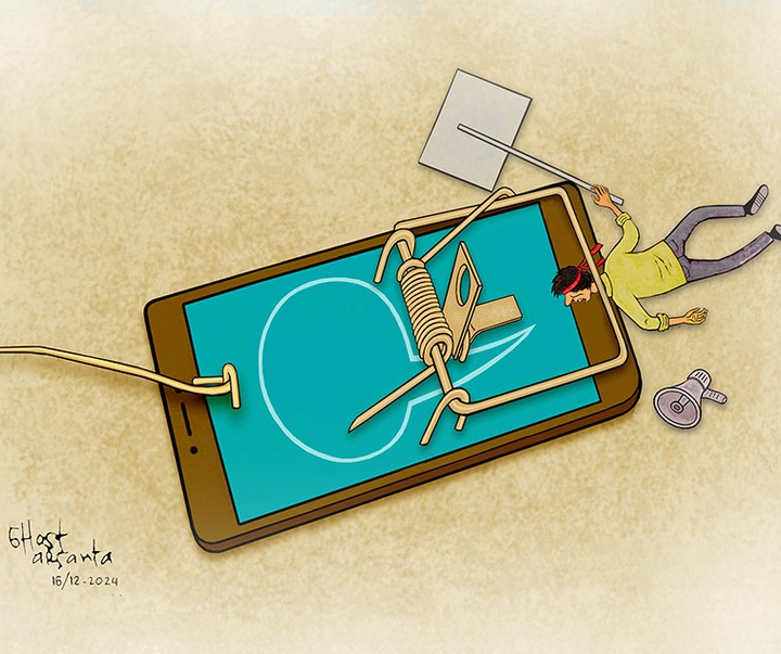 First Selection of the International Cartoon Contest “Terror Online”