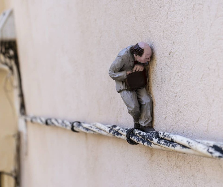 Gallery of Sculpture & Modern art by Isaac Cordal-Spain