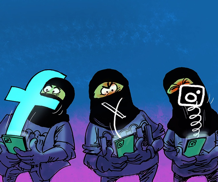 First Selection of the International Cartoon Contest “Terror Online”