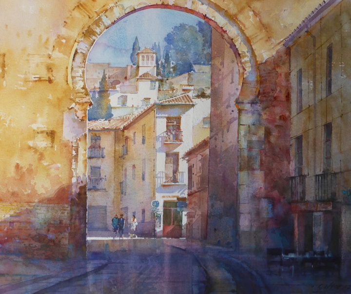 Gallery of Watercolor Painting by Geoffrey Wynne-UK